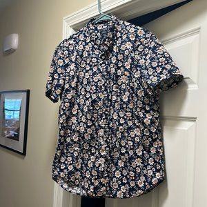 J. Crew floral shirt